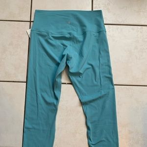 lululemon Athletica Tidewater Teal High-Rise Leggings 28” NWOT